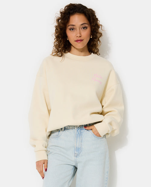 Sweat oversize avec print devant et dos - PIMKIE - 5