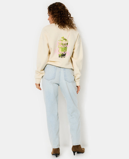 Sweat oversize avec print devant et dos - PIMKIE - 6