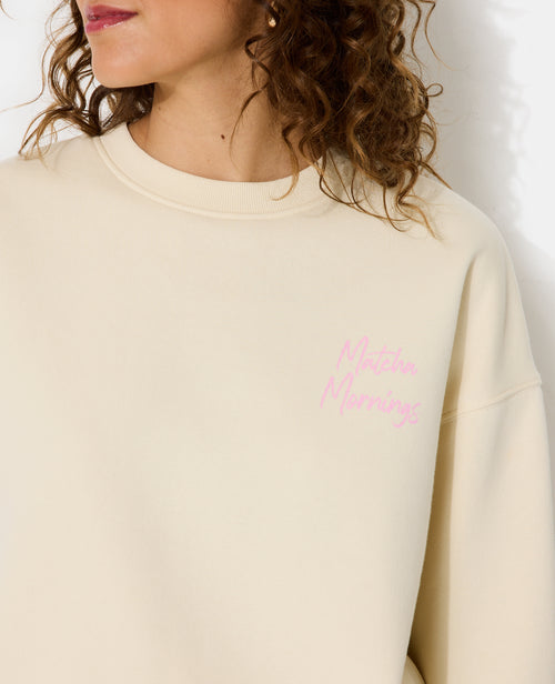 Sweat oversize avec print devant et dos - PIMKIE - 7