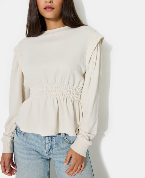 Sweat avec taille élastiquée - PIMKIE - 2