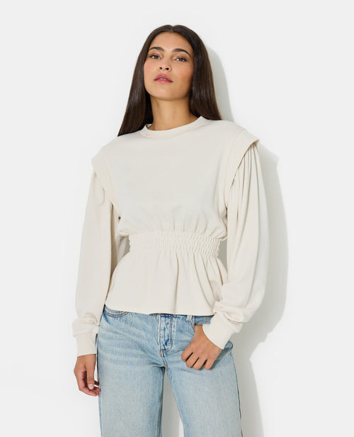 Sweat avec taille élastiquée - PIMKIE - 5