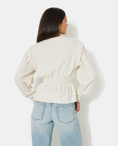 Sweat avec taille élastiquée - PIMKIE - 6