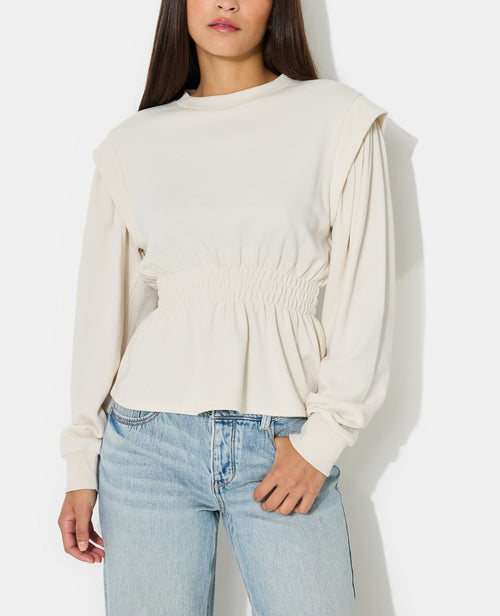 Sweat avec taille élastiquée - PIMKIE - 7