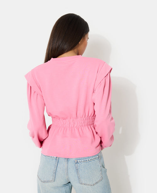 Sweat avec taille élastiquée - PIMKIE - 6