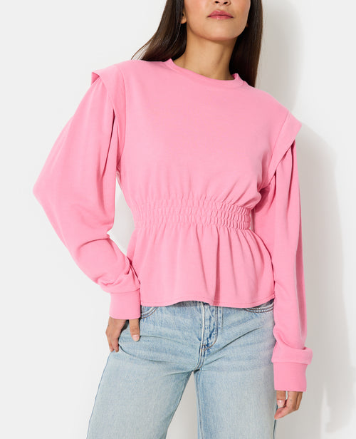 Sweat avec taille élastiquée - PIMKIE - 7