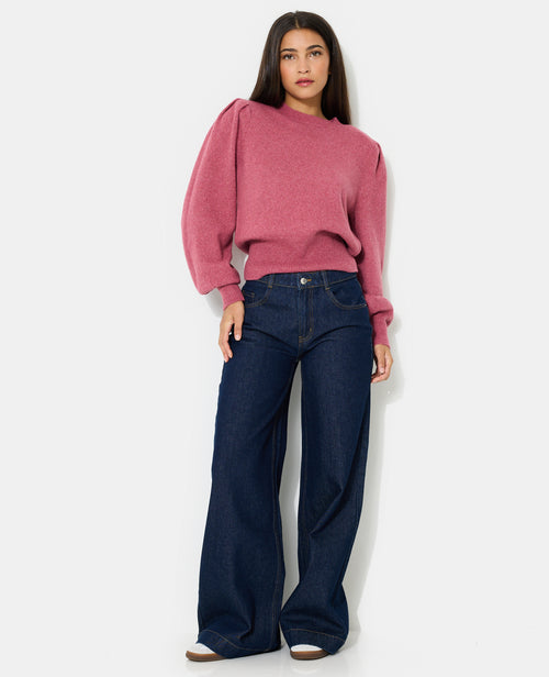 Pull en maille avec épaulettes et manches ballons - PIMKIE - 5