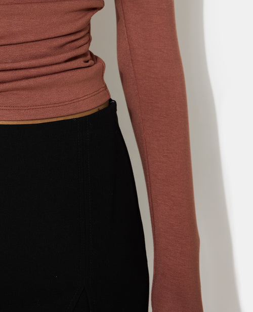 T-shirt manches longues avec col asymétrique - PIMKIE - 7