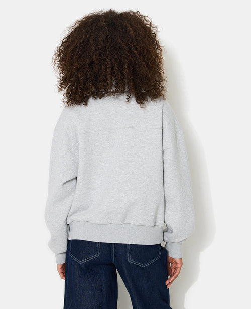 Sweat col polo avec poches et détails coupés - PIMKIE - 6