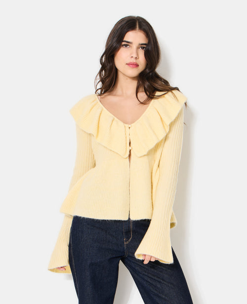 Gilet avec volants et manches flare - PIMKIE - 1