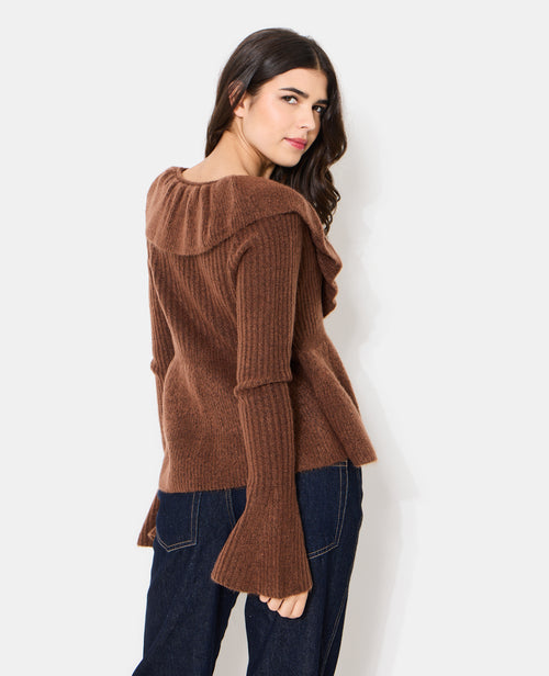 Gilet avec volants et manches flare - PIMKIE - 1