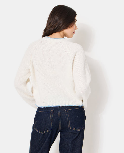 Pull avec poissons et coutures contrastées - PIMKIE - 6