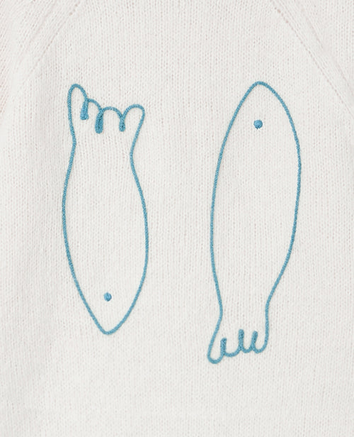 Pull avec poissons et coutures contrastées - PIMKIE - 7