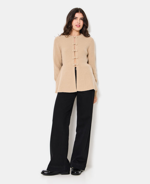 Gilet peplum avec boutons brandebourg - PIMKIE - 3
