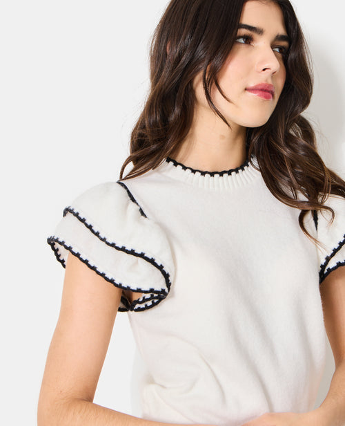 Pull sans manches avec volants - PIMKIE - 2