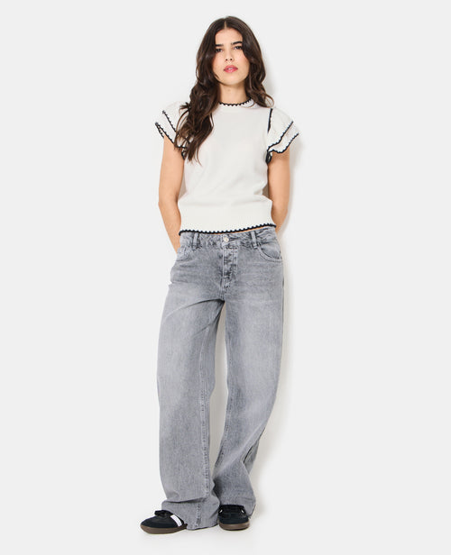 Pull sans manches avec volants - PIMKIE - 3