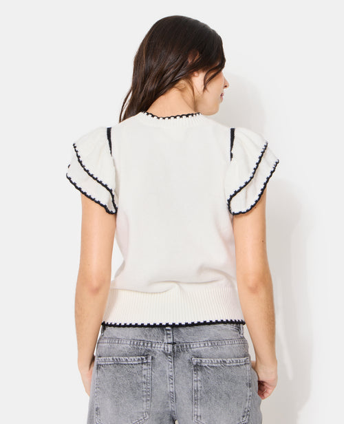 Pull sans manches avec volants - PIMKIE - 6