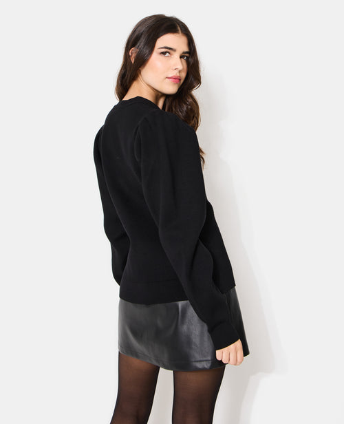 Gilet maille compacte avec boutons soleil - PIMKIE - 6