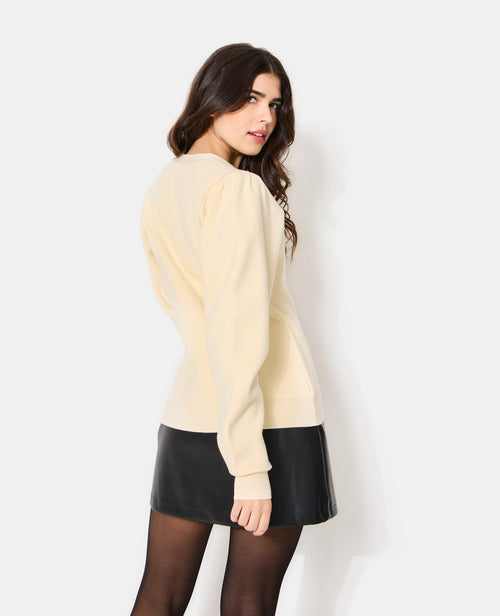 Gilet maille compacte avec boutons soleil - PIMKIE - 6