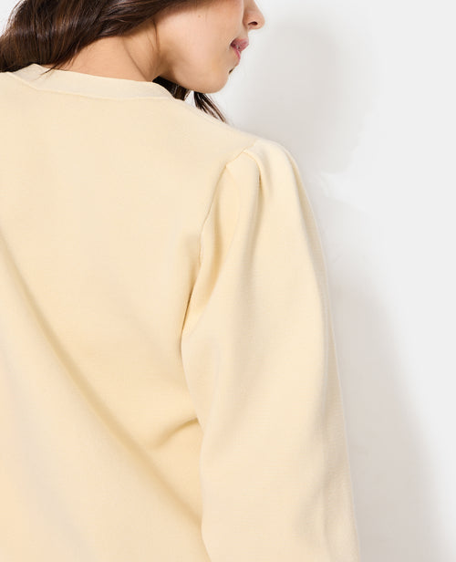 Gilet maille compacte avec boutons soleil - PIMKIE - 1