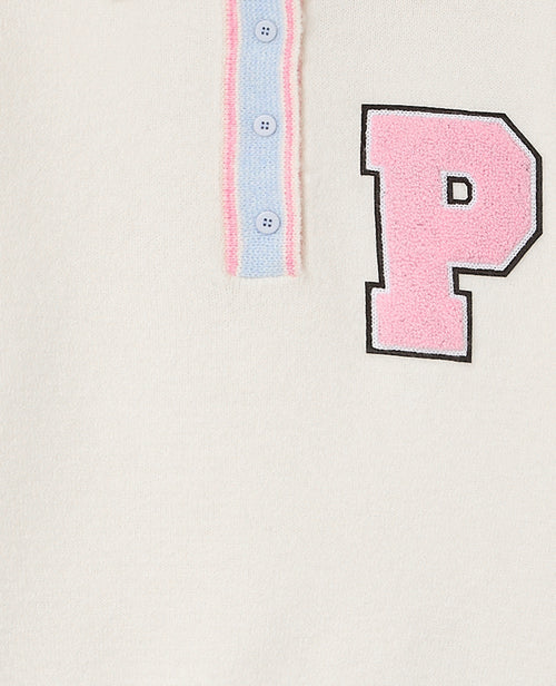 Pull col polo façon university - PIMKIE - 8