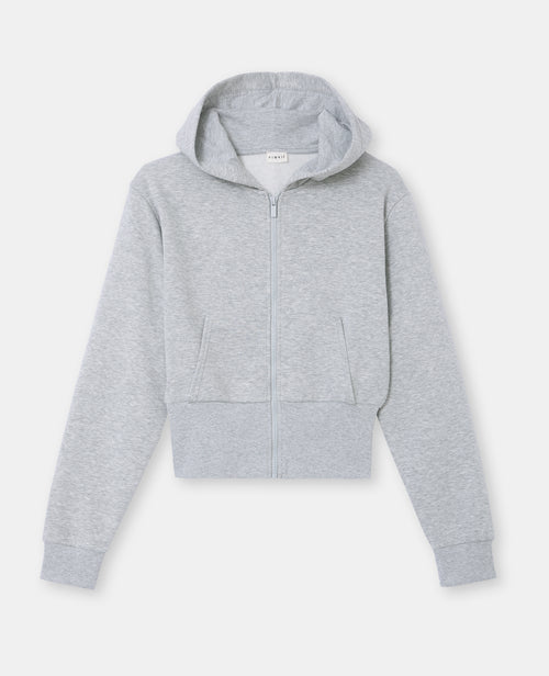 Sweat court zippé avec capuche - PIMKIE - 4