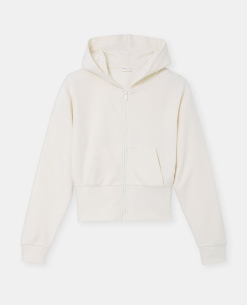 Sweat court zippé avec capuche - PIMKIE - 4
