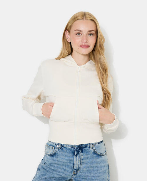 Sweat court zippé avec capuche - PIMKIE - 5