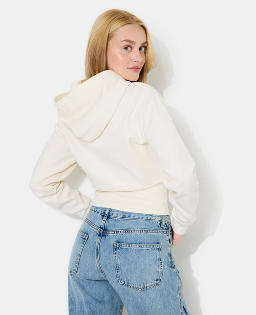 Sweat court zippé avec capuche - PIMKIE - 6