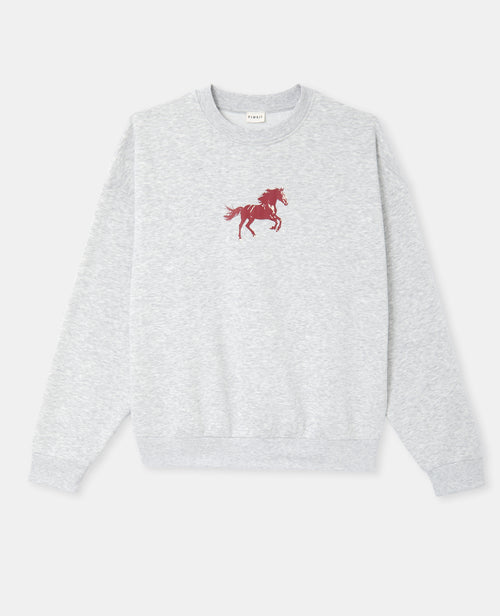 Sweat oversize avec print poitrine et dos - PIMKIE - 4