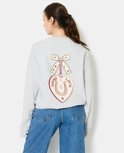 Sweat oversize avec print poitrine et dos - PIMKIE - 6