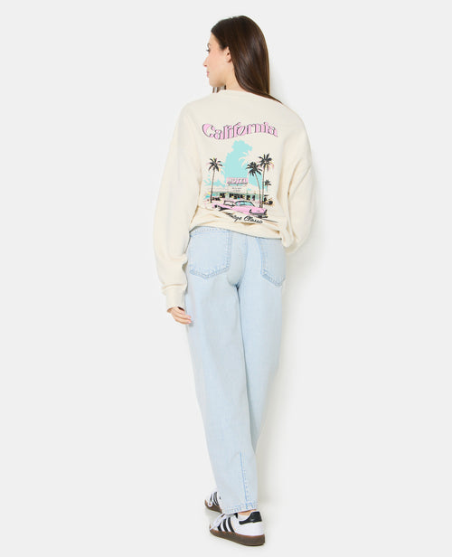 Sweat oversize avec print poitrine et dos - PIMKIE - 3