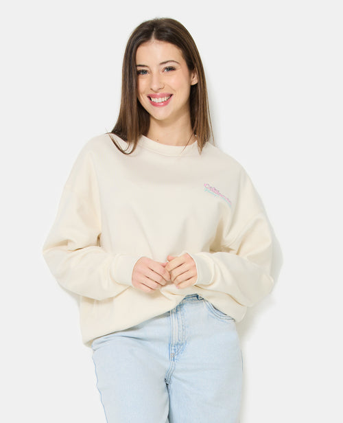 Sweat oversize avec print poitrine et dos - PIMKIE - 5