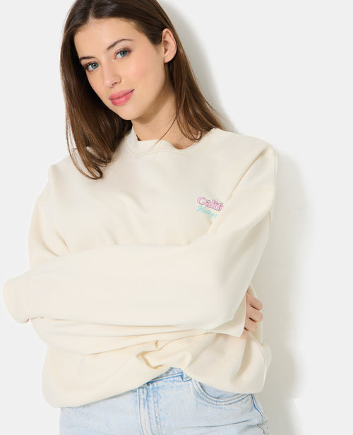 Sweat oversize avec print poitrine et dos - PIMKIE - 6