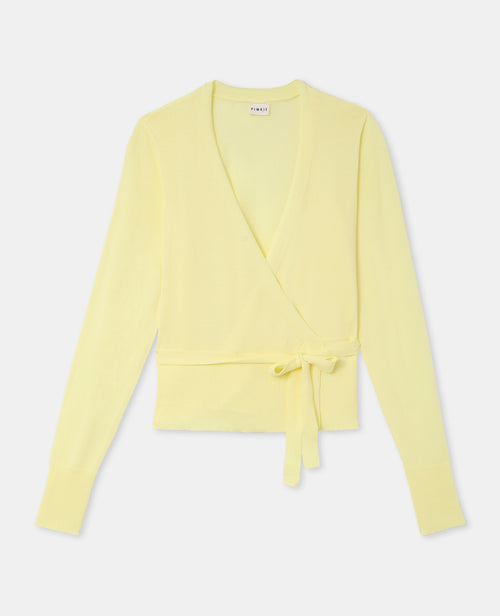 Gilet cache-cœur en maille fine - PIMKIE - 4