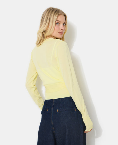 Gilet cache-cœur en maille fine - PIMKIE - 6