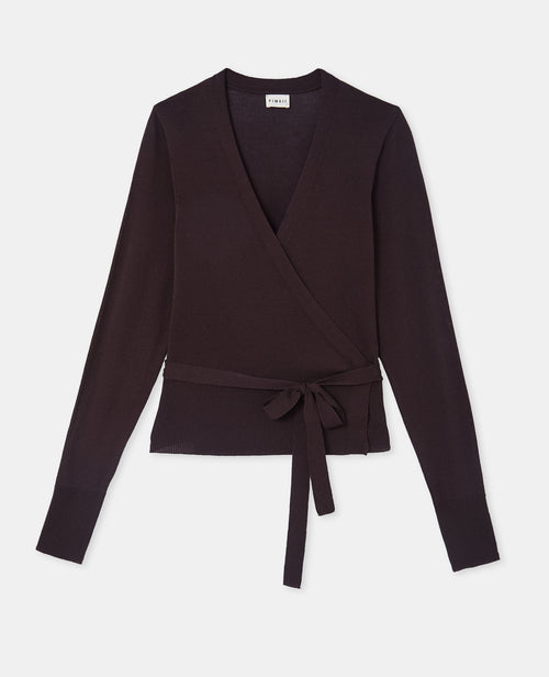 Gilet cache-cœur en maille fine - PIMKIE - 4