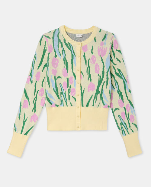 Gilet motif tulipes - PIMKIE - 4