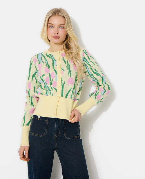 Gilet motif tulipes - PIMKIE - 5