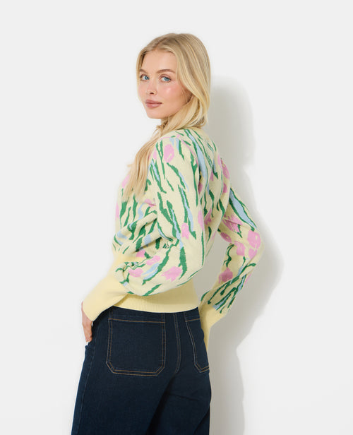 Gilet motif tulipes - PIMKIE - 6