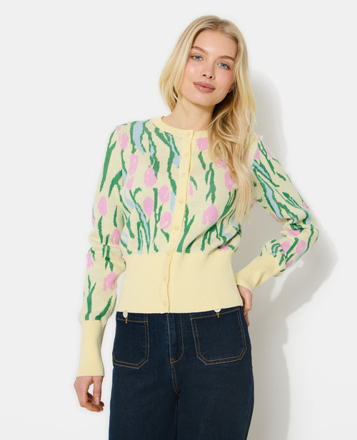 Gilet motif tulipes - PIMKIE - 7