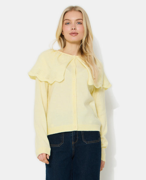 Gilet avec cape en maille ajourée - PIMKIE - 1