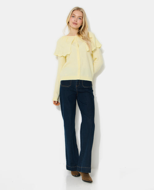 Gilet avec cape en maille ajourée - PIMKIE - 3