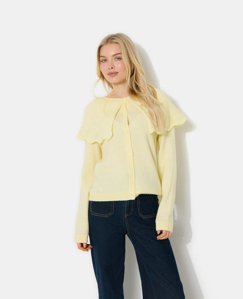 Gilet avec cape en maille ajourée - PIMKIE - 5