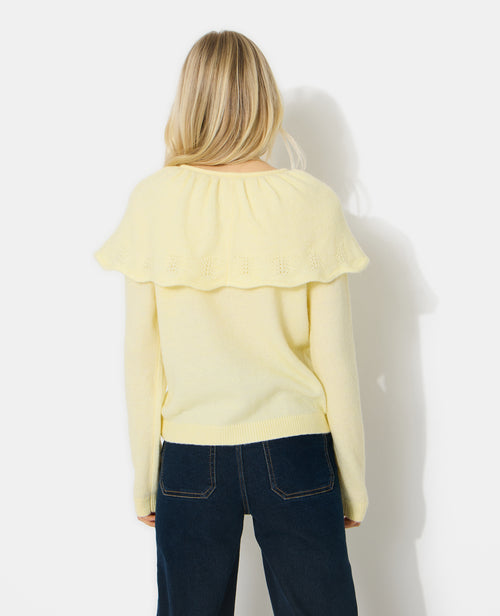 Gilet avec cape en maille ajourée - PIMKIE - 6