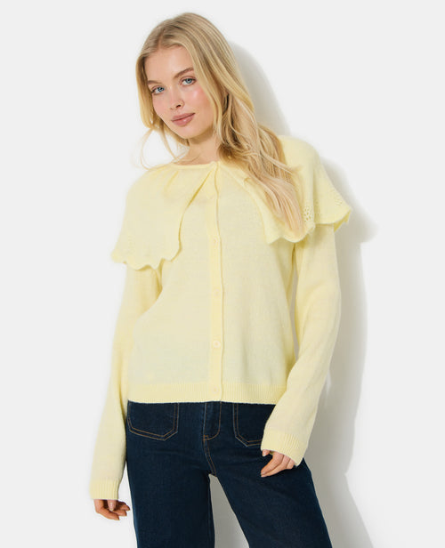 Gilet avec cape en maille ajourée - PIMKIE - 7