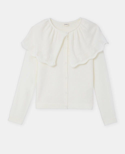 Gilet avec cape en maille ajourée - PIMKIE - 4