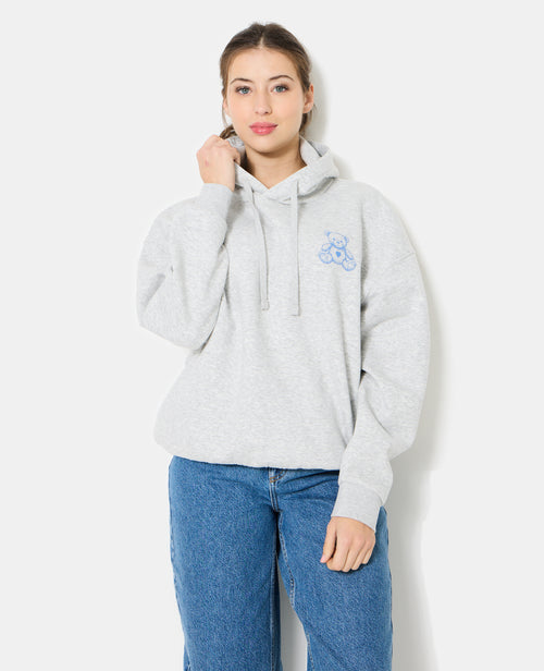 Sweat capuche oversize avec ourson - PIMKIE - 1