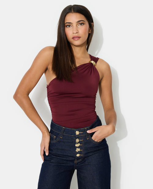 Body asymétrique one shoulder avec détail bijou - PIMKIE - 5