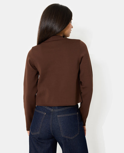 Gilet court avec 1 pression et détail bijou - PIMKIE - 6