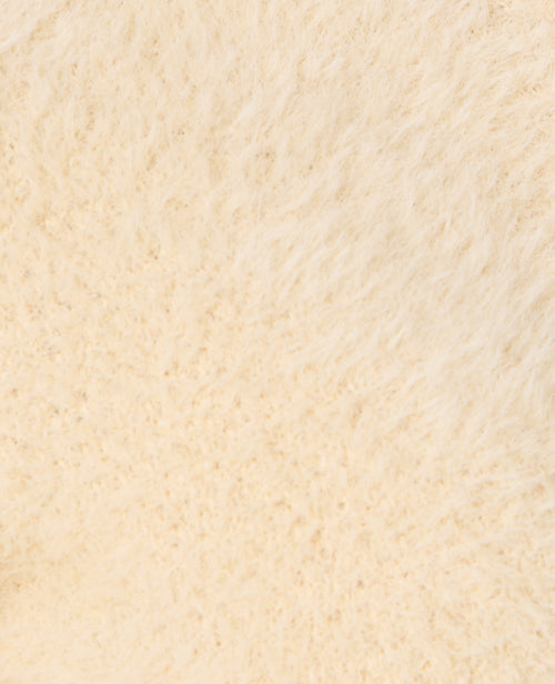 Gilet peplum en maille poilue avec boutons dorés - PIMKIE - 8